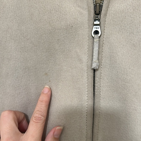 ALDO | Suede Leather Sherpa Lined Jacket - Picture 5 of 8